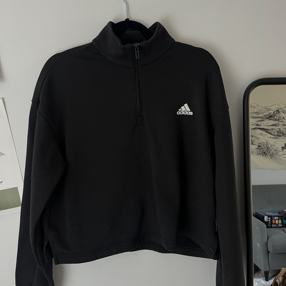 Cropped Adidas Quarter-Zip - Picture 6 of 8